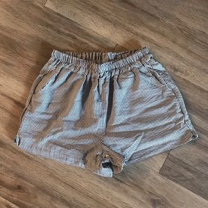 Striped Flowy Short with Pockets